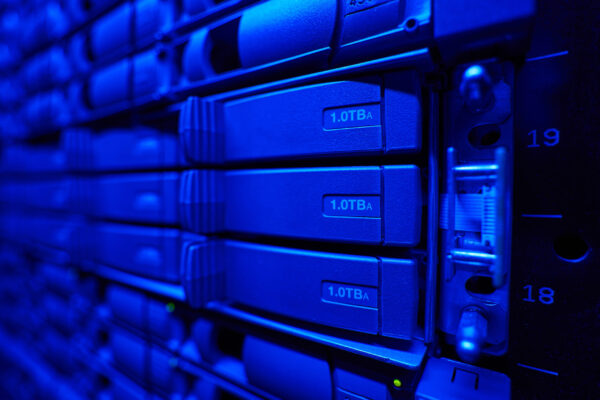 Hard drives running in the data center Disk Space